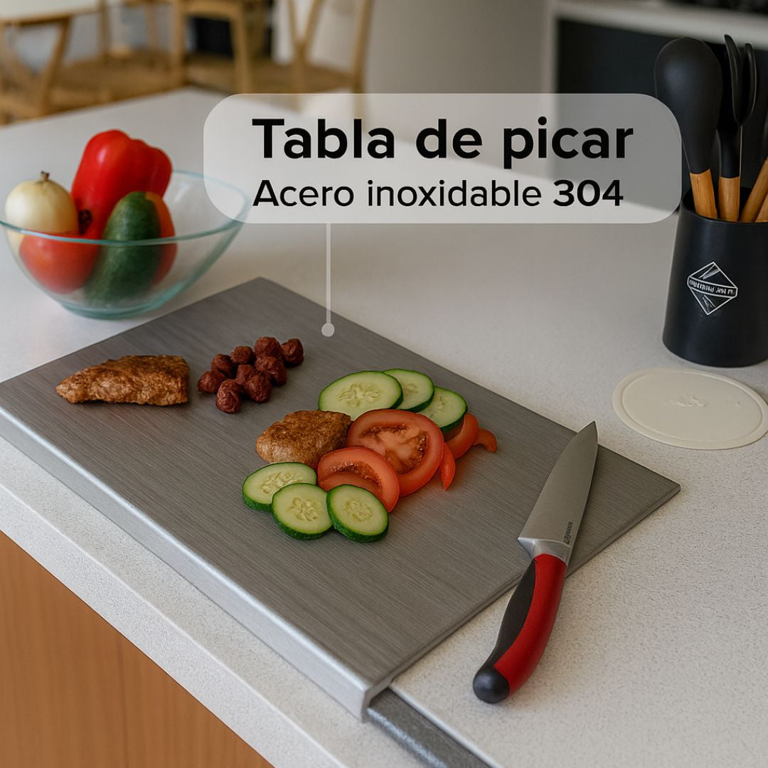 Tabla Premium de Acero Inoxidable 304